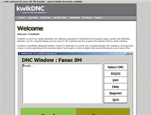 Tablet Screenshot of kwikdnc.com